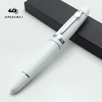 JINHAO 159 wholesale school office supplies pen Luxury white & silver 18KGP Broad nib fountain pen high quality writing pen
JINHAO 159 wholesale school office supplies pen Luxury white & silver 18KGP Broad nib fountain pen high quality writing pen