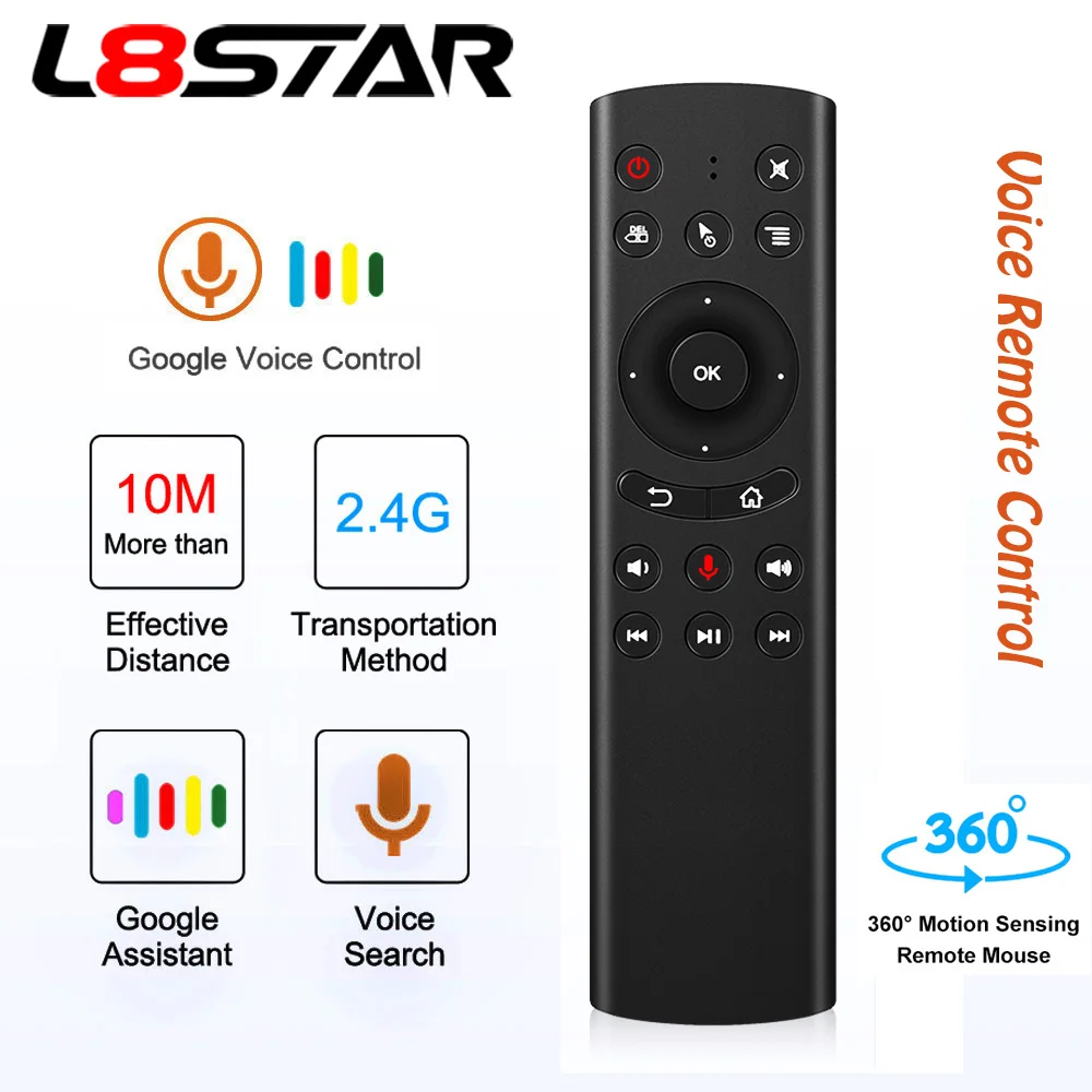 L8star G20S G20 2.4G Wireless Gyro Air Mouse IR RF Remote Voice Control Universal Mini Keyboard Control For PC Android TV Box
L8star G20S G20 2.4G Wireless Gyro Air Mouse IR RF Remote Voice Control Universal Mini Keyboard Control For PC Android TV Box