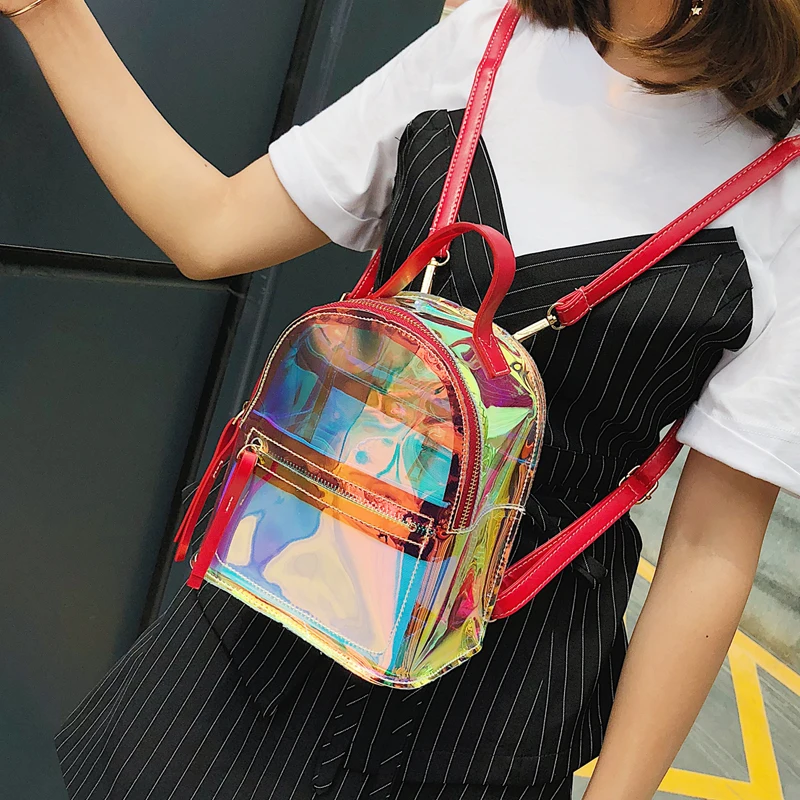 Women Summer Backpacks Bags pvc Transparent Small Shoulder Beach Backpacks Crossbody Bags Jelly Hologram Laser Travel Girls Bags
Women Summer Backpacks Bags pvc Transparent Small Shoulder Beach Backpacks Crossbody Bags Jelly Hologram Laser Travel Girls Bags