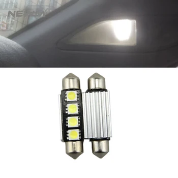 2pcs Pure White 12V Car Led Light Festoon 41mm 5050SMD C5W Auto Lamp Dome Bulb External Lights Interior Light
2pcs Pure White 12V Car Led Light Festoon 41mm 5050SMD C5W Auto Lamp Dome Bulb External Lights Interior Light