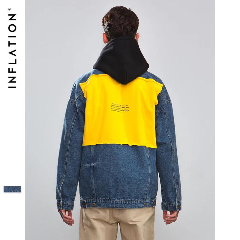 INFLATION Yellow Patchwork Jackets 2018 Autumn Spring Casual Streetwear Outerwear Hip hop Swag Trendy Jacket For Men 8764W
INFLATION Yellow Patchwork Jackets 2018 Autumn Spring Casual Streetwear Outerwear Hip hop Swag Trendy Jacket For Men 8764W