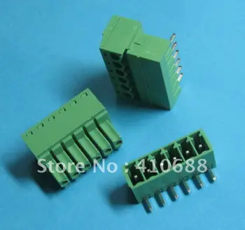 50 Pcs Pitch 3.81mm Angle 6way/pin Screw Terminal Block Connector Green Color T Pluggable Type
50 Pcs Pitch 3.81mm Angle 6way/pin Screw Terminal Block Connector Green Color T Pluggable Type