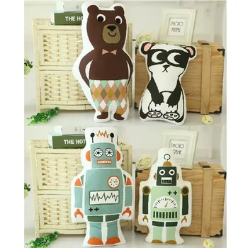 Fashion Lovely Cartoon Animals Panda Bear Robot Cushion Pillow Baby Calm Sleep Dolls Stuffed Toys For Kids Boys Decoration Room
Fashion Lovely Cartoon Animals Panda Bear Robot Cushion Pillow Baby Calm Sleep Dolls Stuffed Toys For Kids Boys Decoration Room