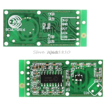 Microwave Radar Sensor RCWL-0516 Switch Module Human Induction Board Detector Board Whosale&Dropship
Microwave Radar Sensor RCWL-0516 Switch Module Human Induction Board Detector Board Whosale&Dropship