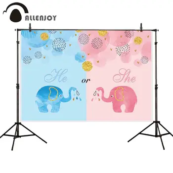 Allenjoy new born backdrops he or she blue pink elephant ball background cartoon babay shower photograpic photo props photocall
Allenjoy new born backdrops he or she blue pink elephant ball background cartoon babay shower photograpic photo props photocall