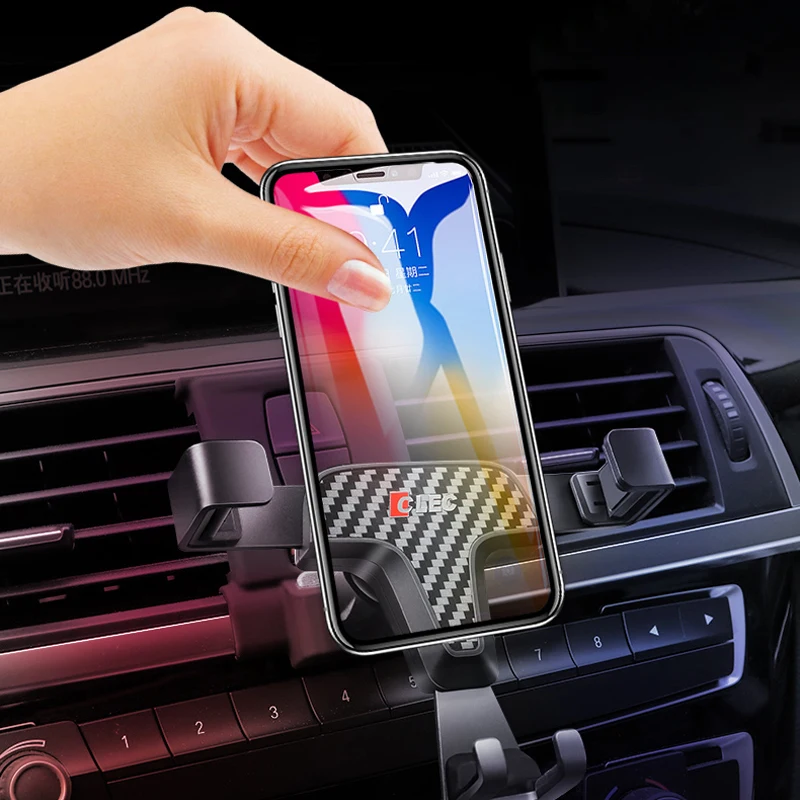 Car Mobile Phone Holder Gravity Reaction Clip Type Air Vent Mount Stand For BMW 3 Series F30 / 4 Series F32 2013-2018
Car Mobile Phone Holder Gravity Reaction Clip Type Air Vent Mount Stand For BMW 3 Series F30 / 4 Series F32 2013-2018
