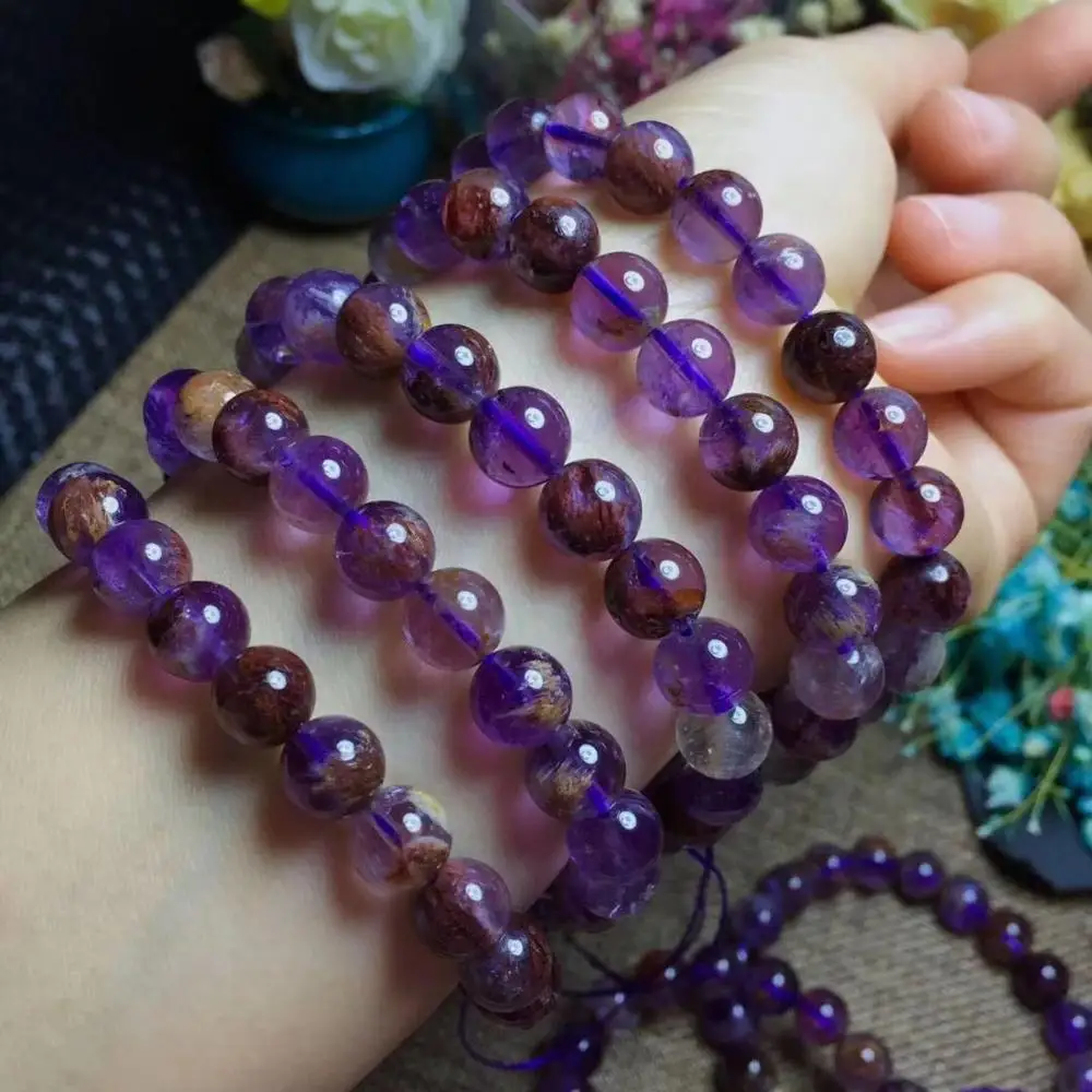 Genuine Natural Stone Colorful Auralite 23 Women Man Purple Red Canada Round Beads Bracelets 6mm 8mm 10mm Jewelry
Genuine Natural Stone Colorful Auralite 23 Women Man Purple Red Canada Round Beads Bracelets 6mm 8mm 10mm Jewelry