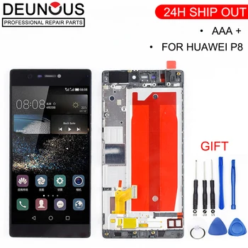 New 5.2 inch For Huawei P8 LCD Display Touch Screen Digitizer Assembly With Frame Replacement GRA-UL00 GRA-TL00 GRA-CL00
New 5.2 inch For Huawei P8 LCD Display Touch Screen Digitizer Assembly With Frame Replacement GRA-UL00 GRA-TL00 GRA-CL00