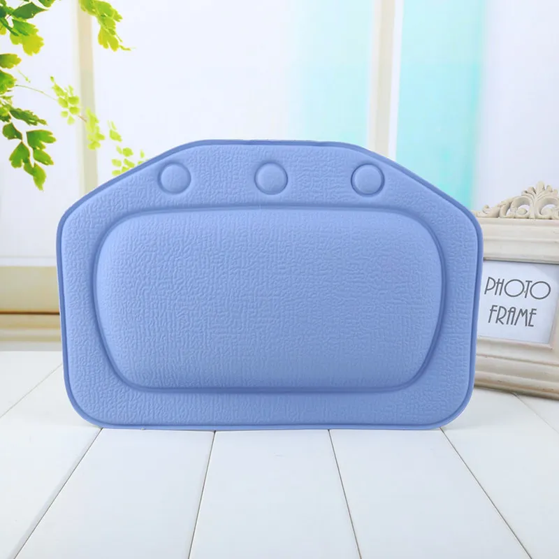 Bathroom Bathtub Pillow Pillow Waterproof PVC Bath Pillow with Sucker Head and Neck Pillow (blue)
Bathroom Bathtub Pillow Pillow Waterproof PVC Bath Pillow with Sucker Head and Neck Pillow (blue)