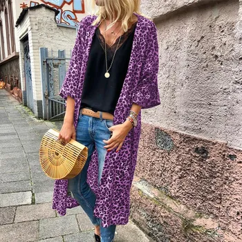 2018 Fashion Women Sexy V-neck Slim Fit Leopard Print Coats Casual Plus Size 4 Colors Leopard Long Coats Tops
2018 Fashion Women Sexy V-neck Slim Fit Leopard Print Coats Casual Plus Size 4 Colors Leopard Long Coats Tops