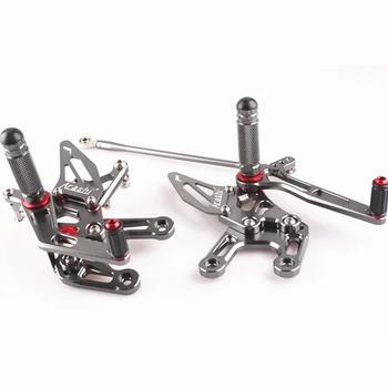 CNC Adjustable Rearset Foot Pegs Pedal For Kawasaki Ninja ZX10R 2008 2009 2010 Aluminum Gray
CNC Adjustable Rearset Foot Pegs Pedal For Kawasaki Ninja ZX10R 2008 2009 2010 Aluminum Gray