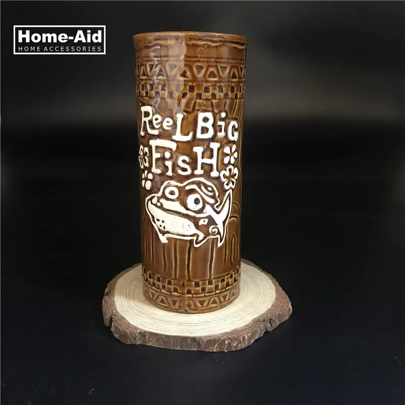 Hawaii Cocktail Cup Beer Beverage Mug Wine Mug Ceramic Great For Cocktail Drink Big Fish Tiki Mug 400ml
Hawaii Cocktail Cup Beer Beverage Mug Wine Mug Ceramic Great For Cocktail Drink Big Fish Tiki Mug 400ml