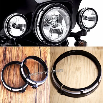 Black Burst Headlamp&Auxiliary Billet Trim Ring For Harley Touring Electra Street Glide 1996-2018
Black Burst Headlamp&Auxiliary Billet Trim Ring For Harley Touring Electra Street Glide 1996-2018