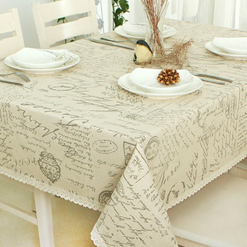 Lanweini Tablecloths Cotton Linen English Letter Rectangular Tea Table Cloth For Table Decor Lace Table Cover Cushion Cover
Lanweini Tablecloths Cotton Linen English Letter Rectangular Tea Table Cloth For Table Decor Lace Table Cover Cushion Cover