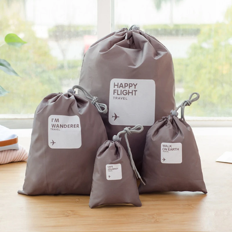 4 Sets Portable Drawstring Bag Waterproof Storage Bags Travel Organizer Housekeeping Pouch Organizer Clothing Shoes Pocket
4 Sets Portable Drawstring Bag Waterproof Storage Bags Travel Organizer Housekeeping Pouch Organizer Clothing Shoes Pocket