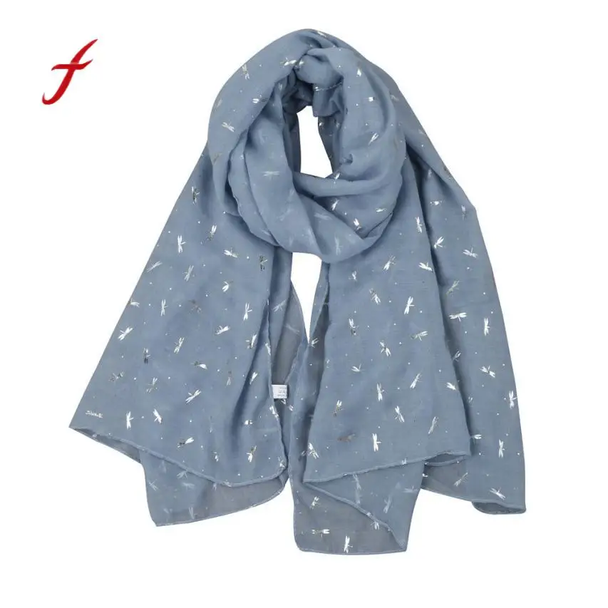 FEITONG Scarves For Women Fashion Gold Foil Dragonfly Print Women's Shawl Pashmina Stole Scarf Elegant Ladies Cotton Scarve
FEITONG Scarves For Women Fashion Gold Foil Dragonfly Print Women's Shawl Pashmina Stole Scarf Elegant Ladies Cotton Scarve