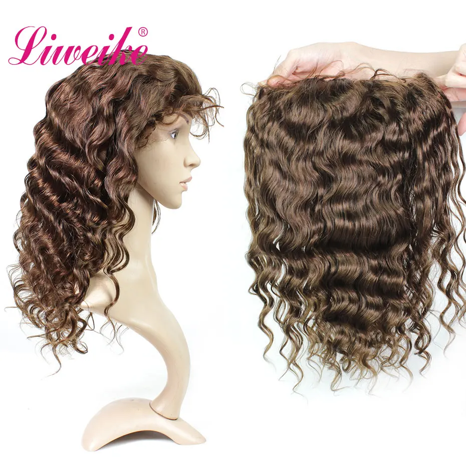 Liweike Loose Wave #4 Lace Front Wigs Brazilian Human Hair 150% Density Color 4 Hair Frontal Wig Remy Pre Plucked 4# Glueless
Liweike Loose Wave #4 Lace Front Wigs Brazilian Human Hair 150% Density Color 4 Hair Frontal Wig Remy Pre Plucked 4# Glueless