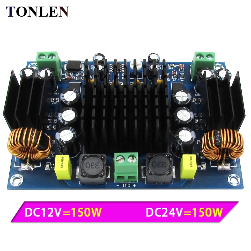 TONLEN TPA3116D2 Digital Amplifier Board High Power Automotive Mono Amplifier Module DC12V-24V Mono 150W DIY Stereo Amplifiers
TONLEN TPA3116D2 Digital Amplifier Board High Power Automotive Mono Amplifier Module DC12V-24V Mono 150W DIY Stereo Amplifiers