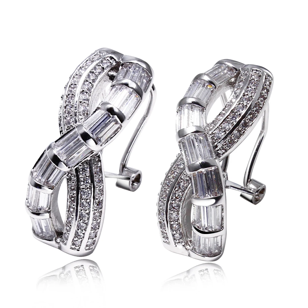 Stud Earring crystal earrings for girl setting AAA CZ stone wedding party earring fashion jewerly Free shipment
Stud Earring crystal earrings for girl setting AAA CZ stone wedding party earring fashion jewerly Free shipment