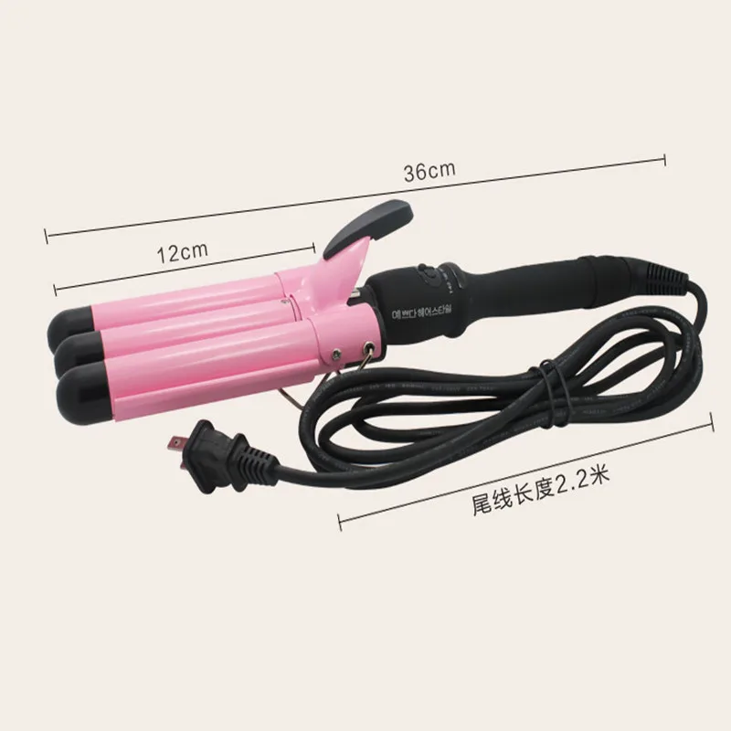 South Korea cone head three great curlers artifact tube curling iron cake ceramic perm water ripple
South Korea cone head three great curlers artifact tube curling iron cake ceramic perm water ripple