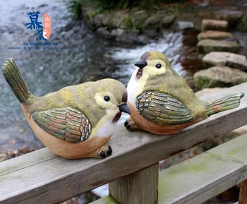 2pcs/set Beautiful Magpie Bird Ornaments Pastoral Garden Decoration Animal Resin Craft Collectible
2pcs/set Beautiful Magpie Bird Ornaments Pastoral Garden Decoration Animal Resin Craft Collectible