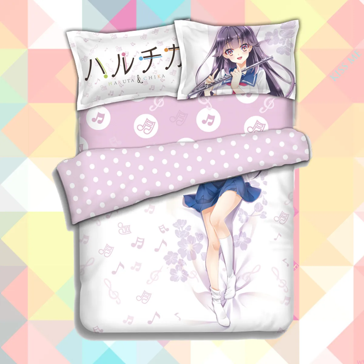 Anime Cartoon Haruta to Chika wa Seishun Suru Quilt Cover Bedding Set With Pillow Cases Bed Sheet Duvet Cover Set 4pc 160101
Anime Cartoon Haruta to Chika wa Seishun Suru Quilt Cover Bedding Set With Pillow Cases Bed Sheet Duvet Cover Set 4pc 160101
