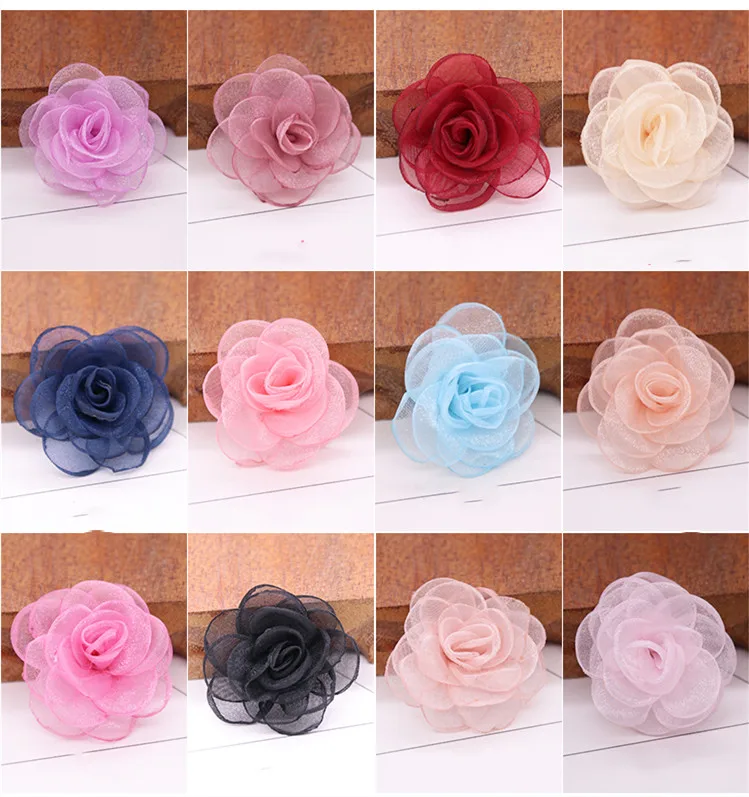 10Pieces Diy Hair Accessories Rose Snow Gauze 3D Camellia Handmade Hairpins RS1282
10Pieces Diy Hair Accessories Rose Snow Gauze 3D Camellia Handmade Hairpins RS1282