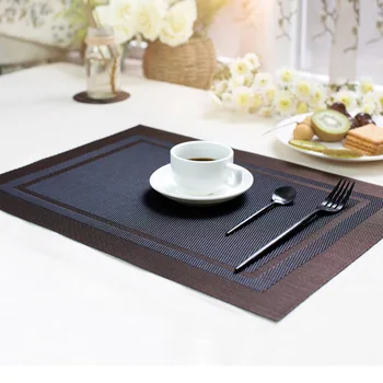 4 Pcs/lot Europe Style Rectangle Placemat PVC Dining Table Disc Pads Bowl Pad Coasters Waterproof Table Pad Slip-resistant30
4 Pcs/lot Europe Style Rectangle Placemat PVC Dining Table Disc Pads Bowl Pad Coasters Waterproof Table Pad Slip-resistant30