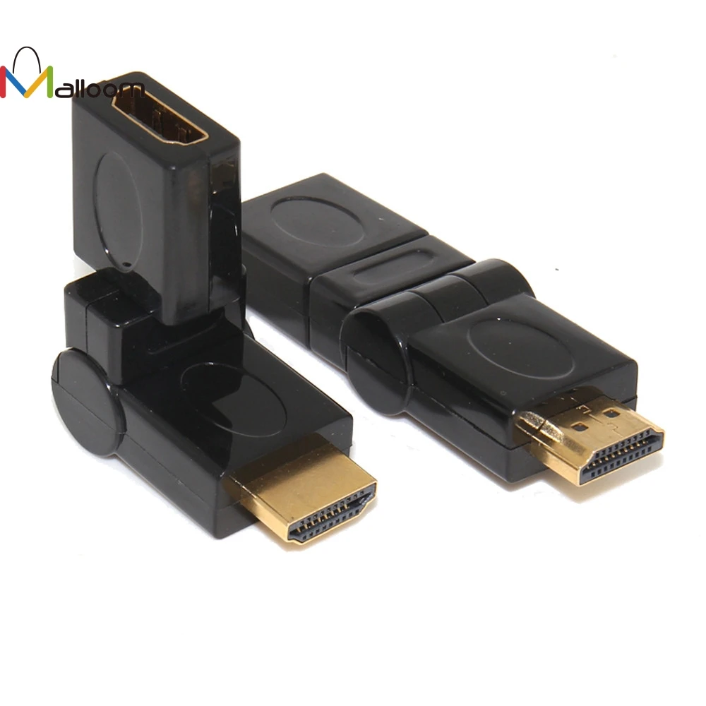Malloom 2018 New Arrival HDMI 1.4 Angled Type HDMI Male to Female 90 180 360 Degree Rotating Adapter for 1080p TV DTV#28
Malloom 2018 New Arrival HDMI 1.4 Angled Type HDMI Male to Female 90 180 360 Degree Rotating Adapter for 1080p TV DTV#28