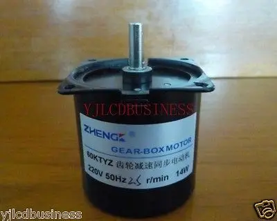 DHL/EMS 5 Sets Orginal Synchronous 60KTYZ 220V 50HZ 30r/mini 14W MOTOR 90 DAYS WARRANTY -e2
DHL/EMS 5 Sets Orginal Synchronous 60KTYZ 220V 50HZ 30r/mini 14W MOTOR 90 DAYS WARRANTY -e2