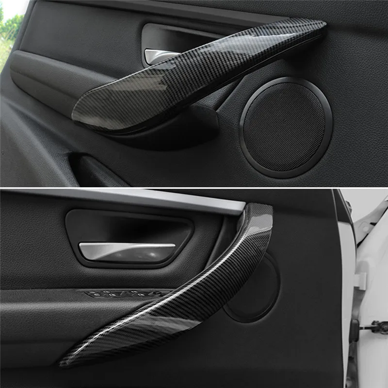 4Pcs Car Inner Handle Interior Door Panel Pull Trim Cover ABS Carbon Fiber Style left Right For BMW 3-series F30 F34 2013~2018
4Pcs Car Inner Handle Interior Door Panel Pull Trim Cover ABS Carbon Fiber Style left Right For BMW 3-series F30 F34 2013~2018