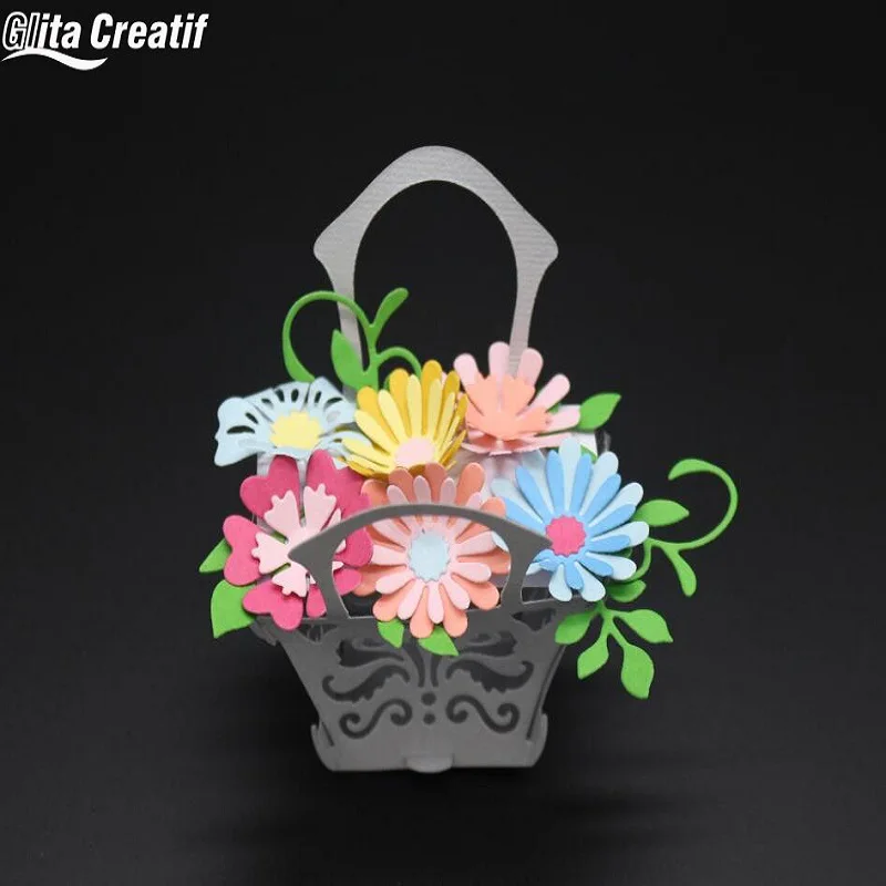 Glita Creatif Flower Basket Wedding Cutting Dies Stencil DIY Scrapbooking albulm photo Embossing Dies Cut Stencils
Glita Creatif Flower Basket Wedding Cutting Dies Stencil DIY Scrapbooking albulm photo Embossing Dies Cut Stencils