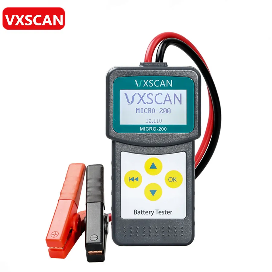 VXSCAN Car Battery Tester/Analyzer MICRO-200 MICRO 200 for 12 Volt Vehicles with Multilanguage
VXSCAN Car Battery Tester/Analyzer MICRO-200 MICRO 200 for 12 Volt Vehicles with Multilanguage