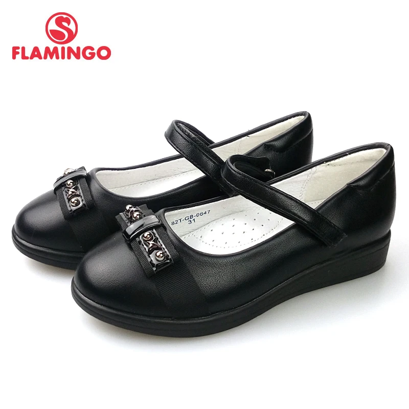 

FLAMINGO Foot Arch design Spring&Summer Hook&Loop Outdoor Size 31-36 school shoes for girl Free Shipping 82T-GB-0847/0848