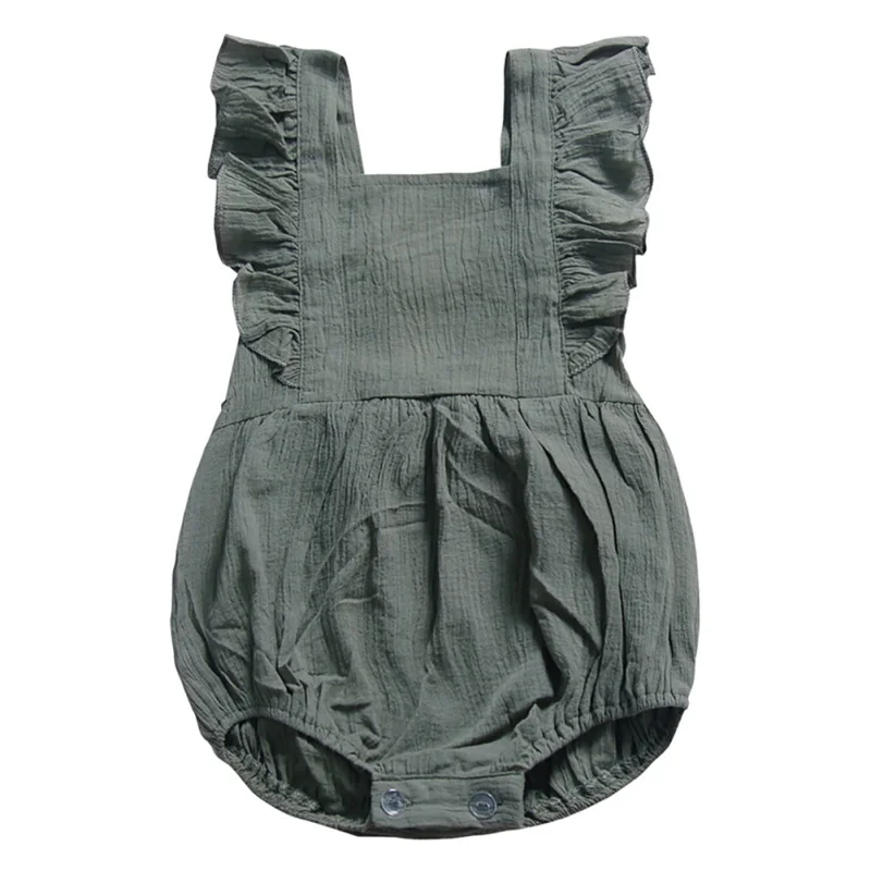 Summer Newborn Baby Girls Solid Print Jumpsuit Sleeveless Infant Casual Bodysuit Outfits Cotton Blend Baby Clothing M
Summer Newborn Baby Girls Solid Print Jumpsuit Sleeveless Infant Casual Bodysuit Outfits Cotton Blend Baby Clothing M