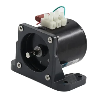 220V AC synchronous motor, 14W gear reducer take with bracket, 60KTYZ permanent magnet two way small motor 110RPM
220V AC synchronous motor, 14W gear reducer take with bracket, 60KTYZ permanent magnet two way small motor 110RPM