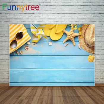 Funnytree photography backdrops Straw hat sunglasses beach slippers stripes towel wood photocall photo background fotografia
Funnytree photography backdrops Straw hat sunglasses beach slippers stripes towel wood photocall photo background fotografia