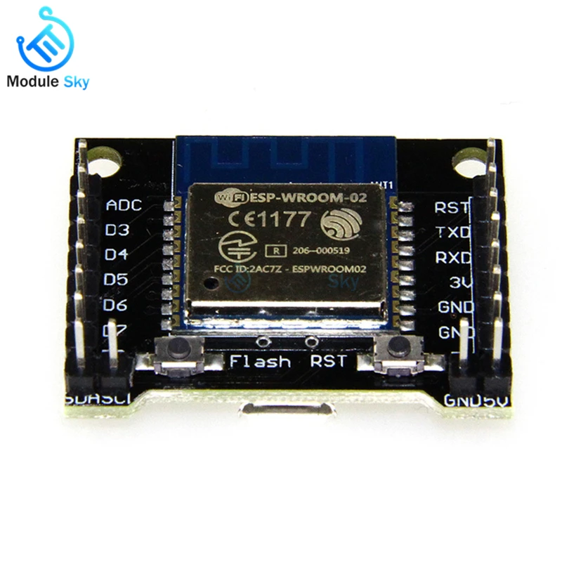 

ESP8266 X-8266 Esp-Wroom-02 Development Board For Arduino For Wemos D1 Mini WiFi fpr NodeMCU Network Module IDE IIC AD Micro USB