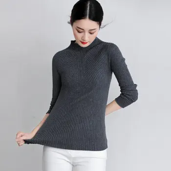 18 new autumn and winter half-high collar bottoming shirt female long-sleeved sweater in the collar pullover sweater female Slim
18 new autumn and winter half-high collar bottoming shirt female long-sleeved sweater in the collar pullover sweater female Slim