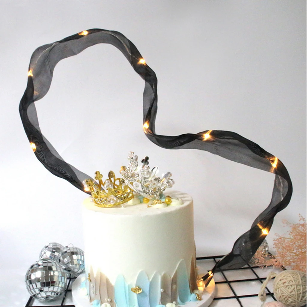 Colorful Glitter Ribbon Cake Sash Topper Decor Birthday Wedding Cake Decor Novelty Multicolor Flashing Birthday Cake Topper Colorful Glitter Ribbon Cake Sash Topper Decor Birthday Wedding Cake Decor Novelty Multicolor Flashing Birthday Cake Topper