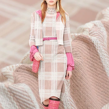 Plaid tale high-end autumn winter wool tweed fabric for coat cloak dress tecido tissu au metre telas tela tissus shabby chic DIY
Plaid tale high-end autumn winter wool tweed fabric for coat cloak dress tecido tissu au metre telas tela tissus shabby chic DIY