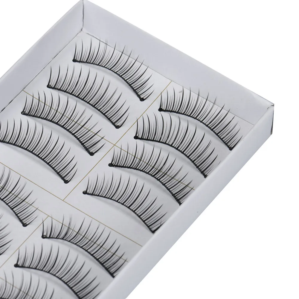 Women's Fashion New 10 Pairs False Eyelashes Handmade Long Thick Natural Fake Eye Lashes Black L525
Women's Fashion New 10 Pairs False Eyelashes Handmade Long Thick Natural Fake Eye Lashes Black L525