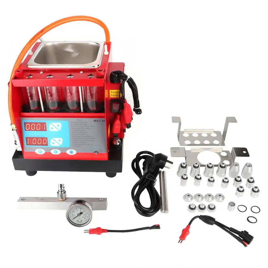 MST-30 Auto Ultrasonic Gasoline Fuel System Injector Cleaner Tester 100-240V AU Plug
MST-30 Auto Ultrasonic Gasoline Fuel System Injector Cleaner Tester 100-240V AU Plug