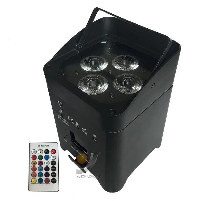 4x15W 6 in 1 color RGBWA-UV led battery wireless dmx par light for STUDIO club stage KTV party
4x15W 6 in 1 color RGBWA-UV led battery wireless dmx par light for STUDIO club stage KTV party