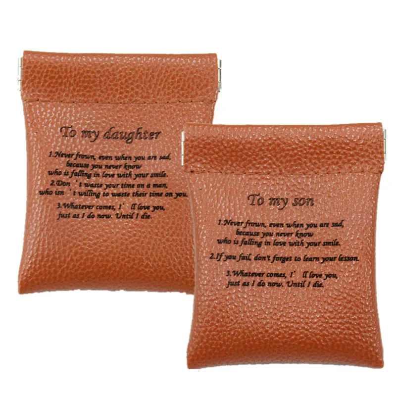 New Pu Leather Engrave Novelty Coin Purse Women Men Short Wallet Bag Money Change Key Card Holder Kids Gifts To Son Daughter
New Pu Leather Engrave Novelty Coin Purse Women Men Short Wallet Bag Money Change Key Card Holder Kids Gifts To Son Daughter