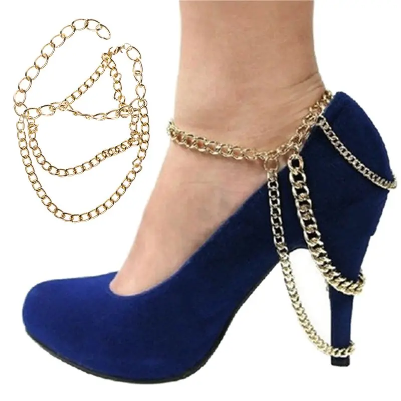 High Heels Chain Multi Layer Alloy Shoe Fringe Anklet Women Decoration Fashion Hot Sale Shoe Ornament Charms Accessories
High Heels Chain Multi Layer Alloy Shoe Fringe Anklet Women Decoration Fashion Hot Sale Shoe Ornament Charms Accessories