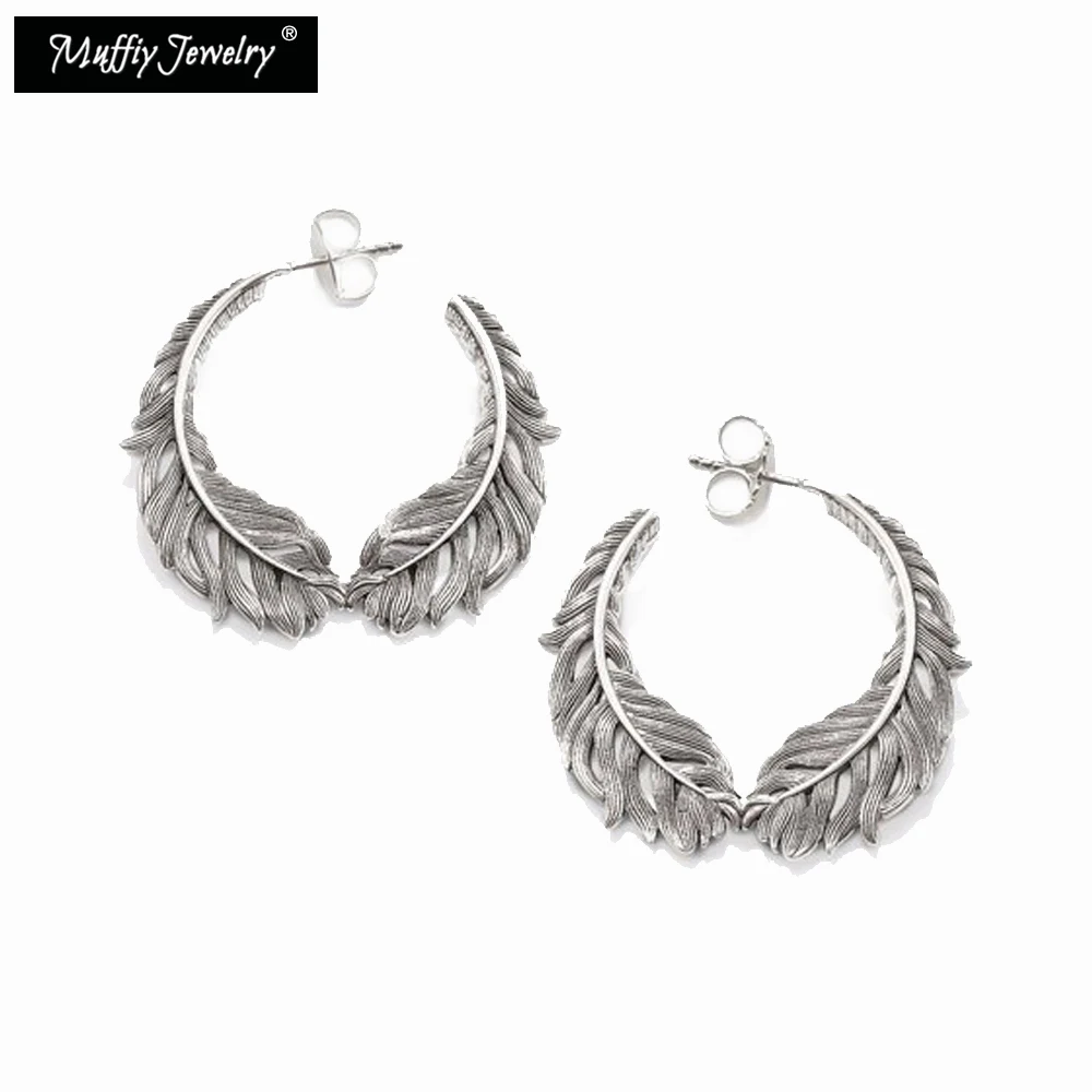 Feathers Wings Stud Earrings,Trendy Gift For Women Ts High Quality Earring Thomas Style Silver Fashion Jewelry
Feathers Wings Stud Earrings,Trendy Gift For Women Ts High Quality Earring Thomas Style Silver Fashion Jewelry