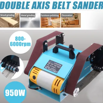 Efficient 950W 220V Multi-function Sander Desktop Double Axis Belt Sanding Grinding Machine Polishing Tool
Efficient 950W 220V Multi-function Sander Desktop Double Axis Belt Sanding Grinding Machine Polishing Tool