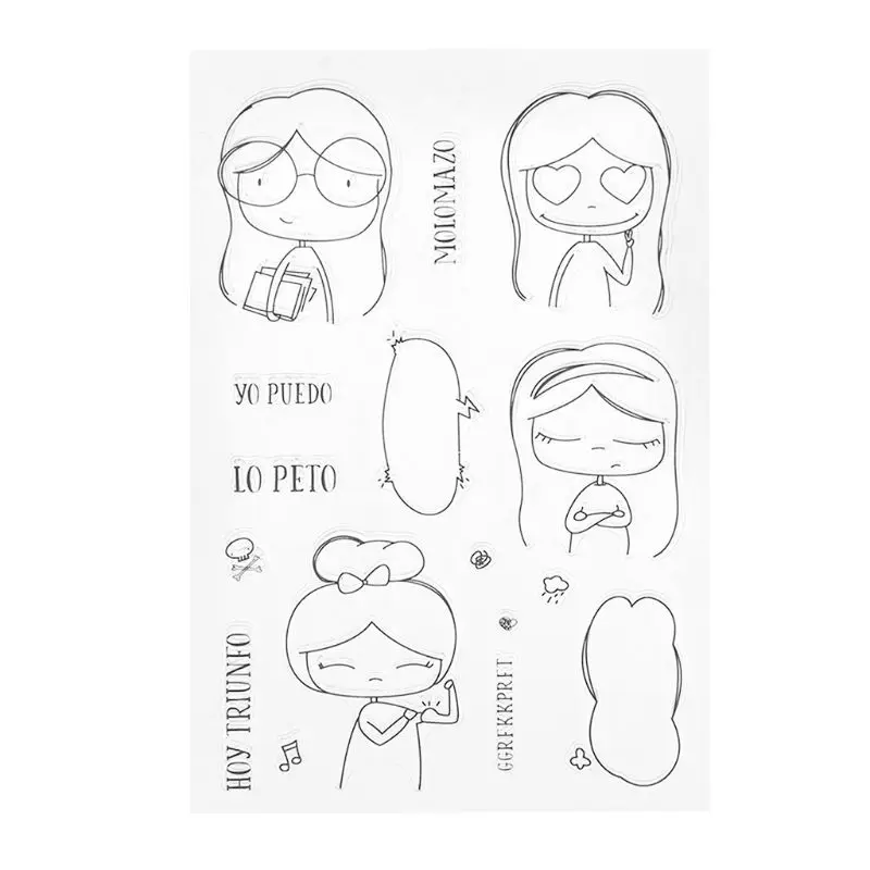 Cute Girl Silicone DIY Clear Stamps Scrapbooking for Photo Album Paper Card Art Crafts Decor For Scrapbooking New Stamps 2019
Cute Girl Silicone DIY Clear Stamps Scrapbooking for Photo Album Paper Card Art Crafts Decor For Scrapbooking New Stamps 2019