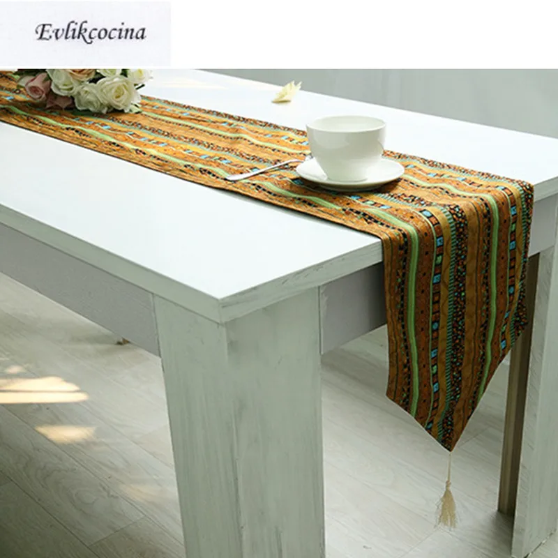 Free Shipping Yellow National Style Table Runner Linen Cotton Corredor De Mesa Tafelloper Met Kwastje Caminos Tafel Loper Chemin 
Free Shipping Yellow National Style Table Runner Linen Cotton Corredor De Mesa Tafelloper Met Kwastje Caminos Tafel Loper Chemin